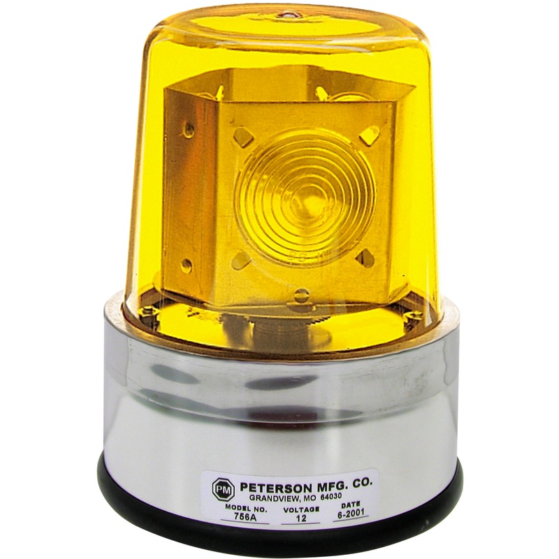 PM   756A   Amber   Rotating Light Single
