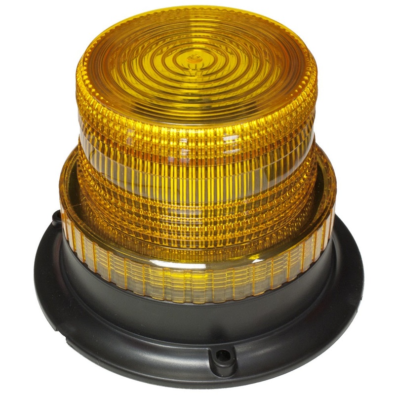 PM   762A   Amber   360 Degree LED Strobing Beacon Single