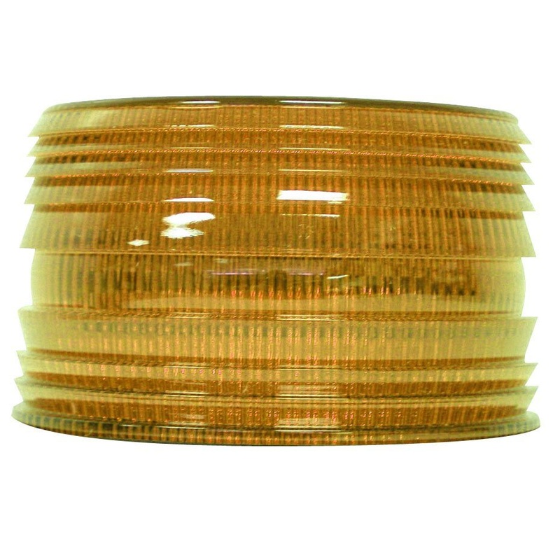 PM   769-25A   Amber Single-Flash Strobe Light Replacement Lens