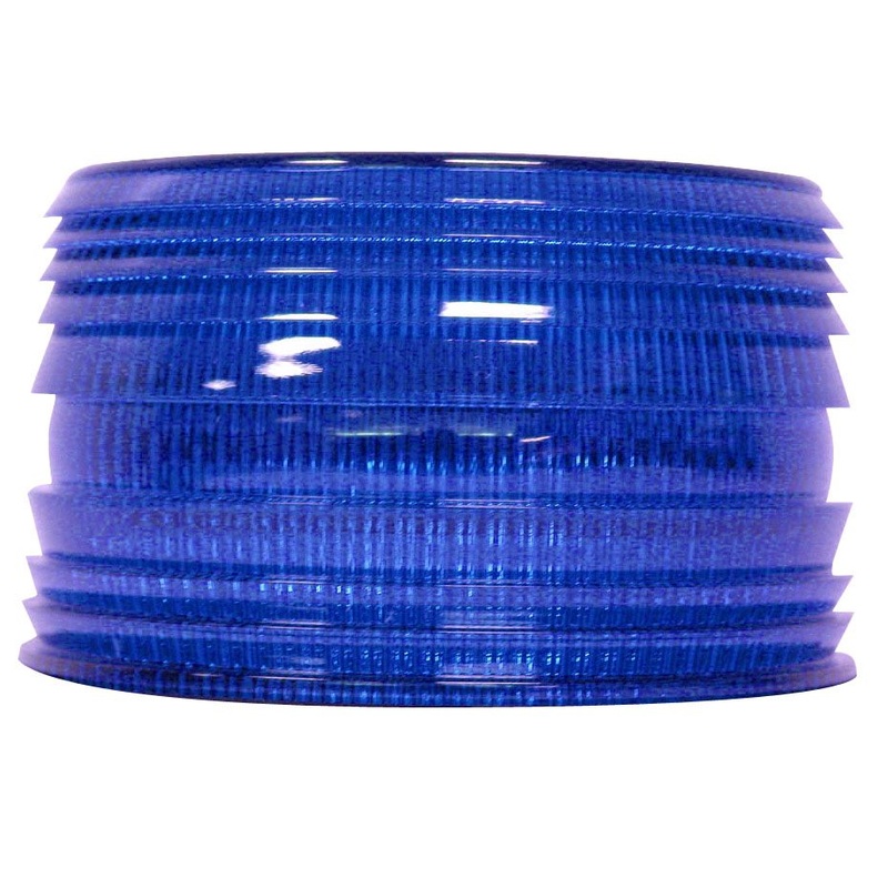 PM   769-25B   Blue Single-Flash Strobe Light Replacement Lenses