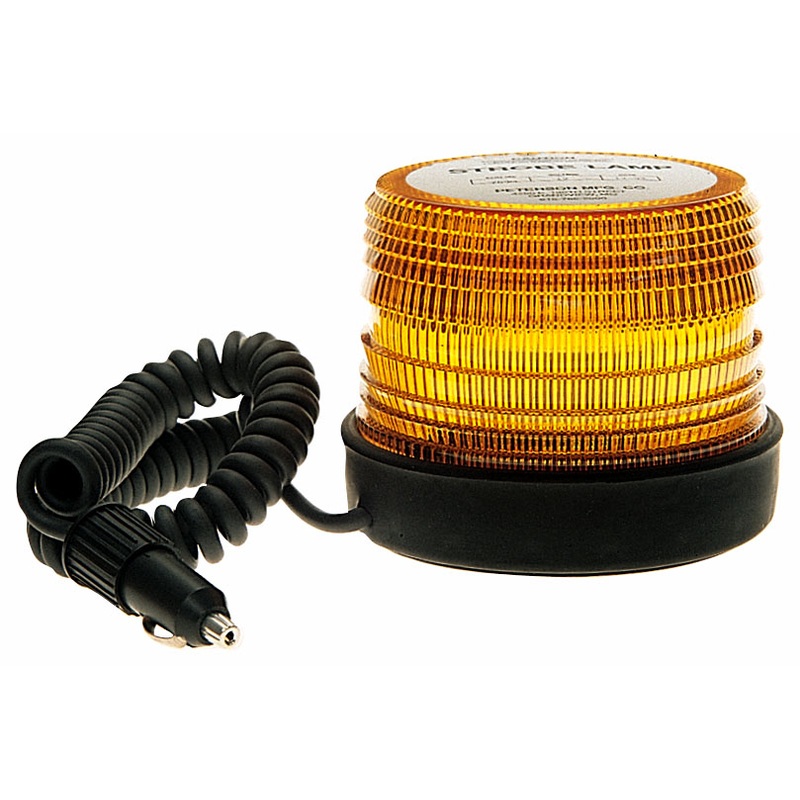PM   769-2MA   Amber, Magnetic 12-48V   Double-Flash-Quad-Flash Strobe Light