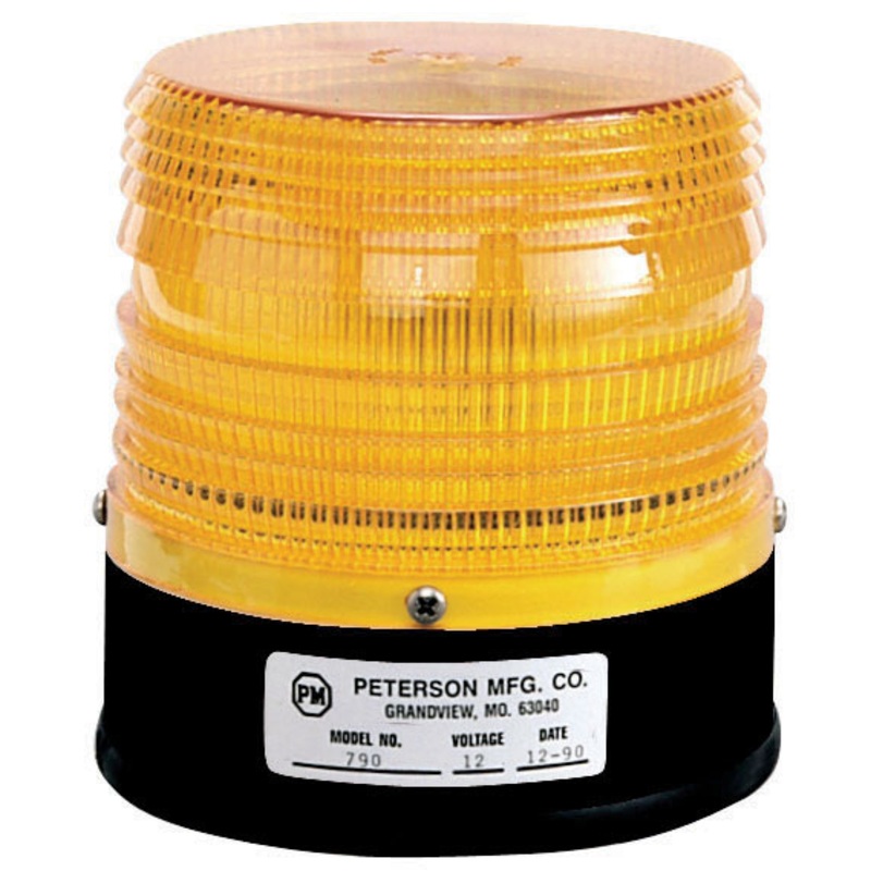 PM   790A   Amber, 12-24V   17-Joule, Quad-Flash Strobe Light