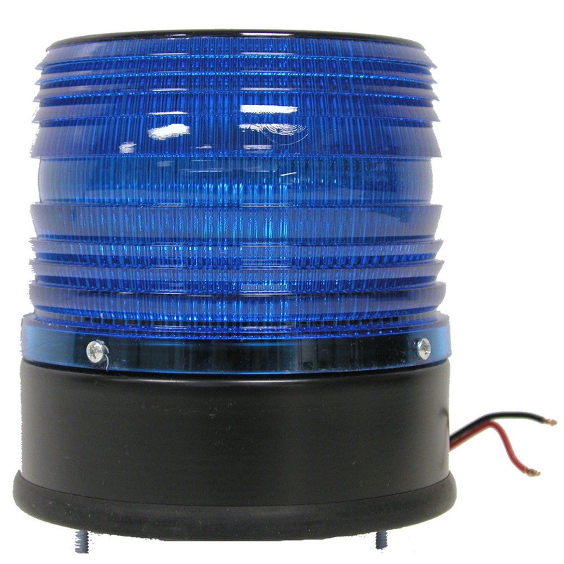 PM   790B   Blue, 12-24V   17-Joule, Quad-Flash Strobe Light