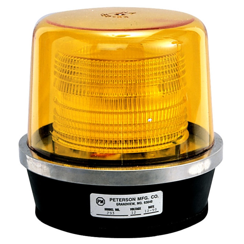 PM   793A   Amber, 12-24V   17-Joule, Quad-Flash Strobe Light