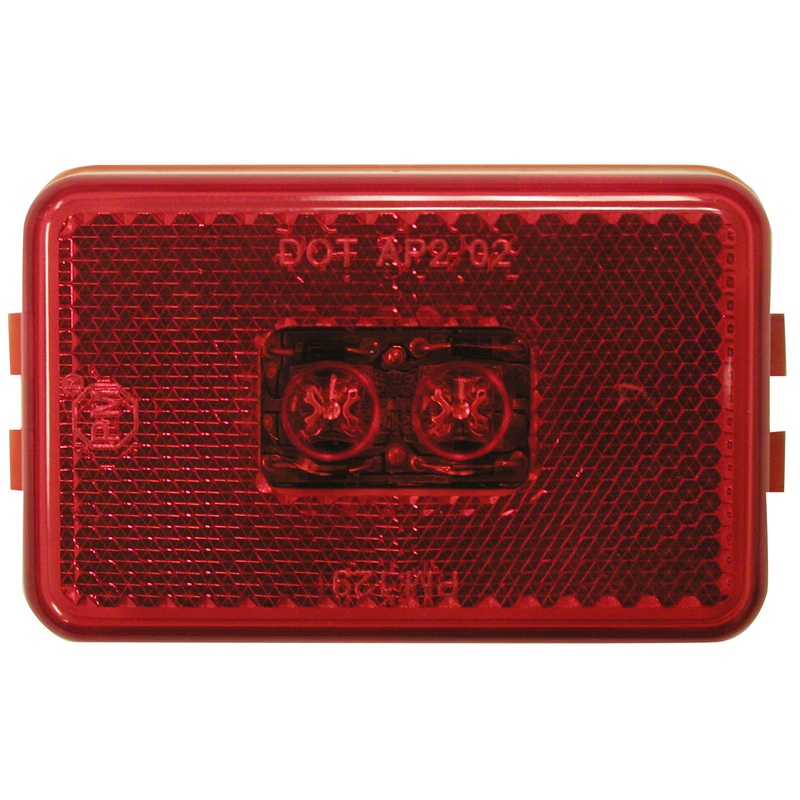 PM   129KR   Red   LED Clearance-Side Marker Light Single