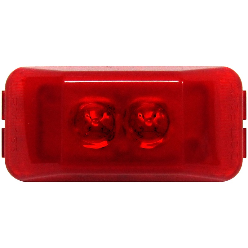 PM   153R   Red, 2-Diode   LED Clearance-Side Marker Light Single