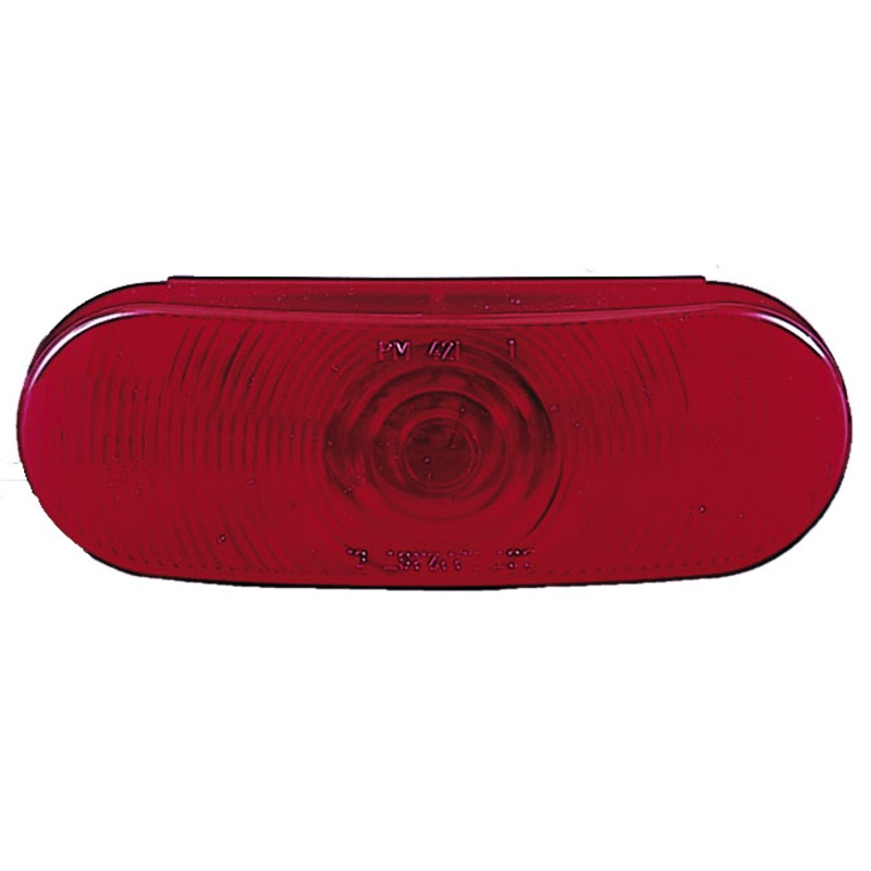 PM   421R   Red   Oval Stop, Turn, & Tail Light Single
