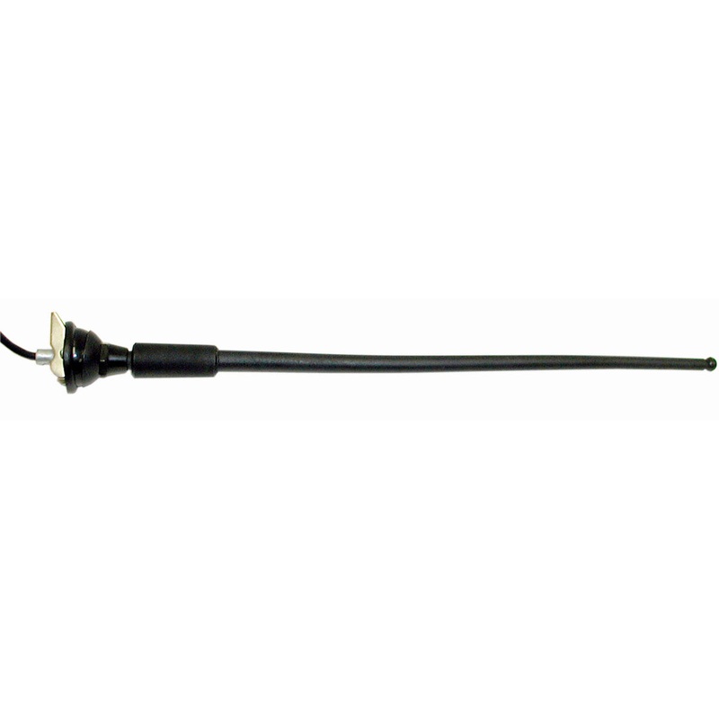 PM   95010-1   Top Mount, Black    Universal Rubber-Mast Antennas Single