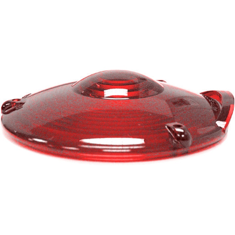 PM   B334-15R   Red Repl. Lens   Single-Face S-T-T Replacement Lenses