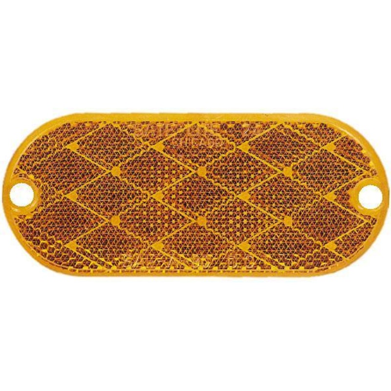 PM   B479A   Amber   Oblong Reflector Single