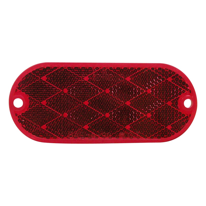 PM   B479R   Red   Oblong Reflector