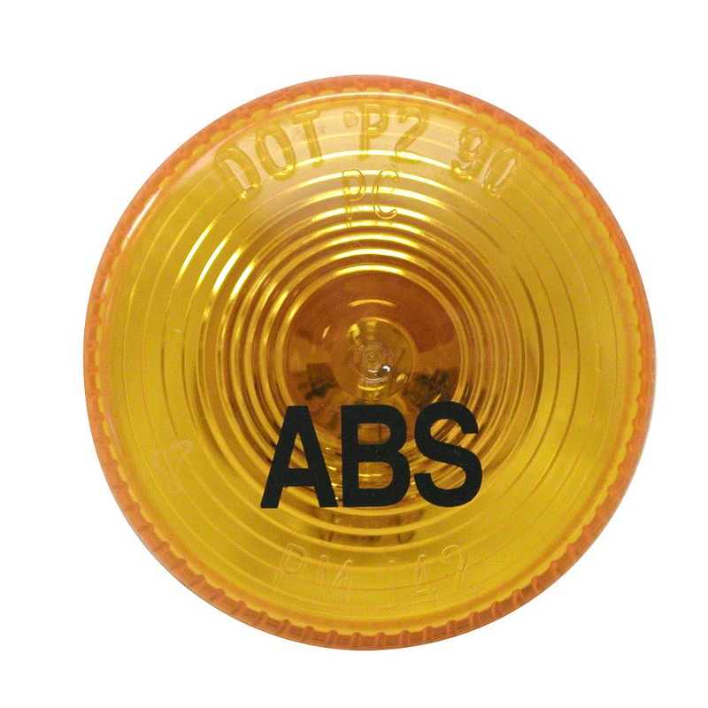 PM   M142ABS   Amber w-ABS mark   2 1-2″ Clearance & Side Marker Light