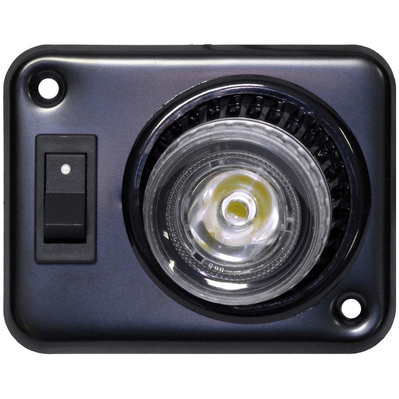 PM   M371   Rectangular Base   LED Interior Swivel Light