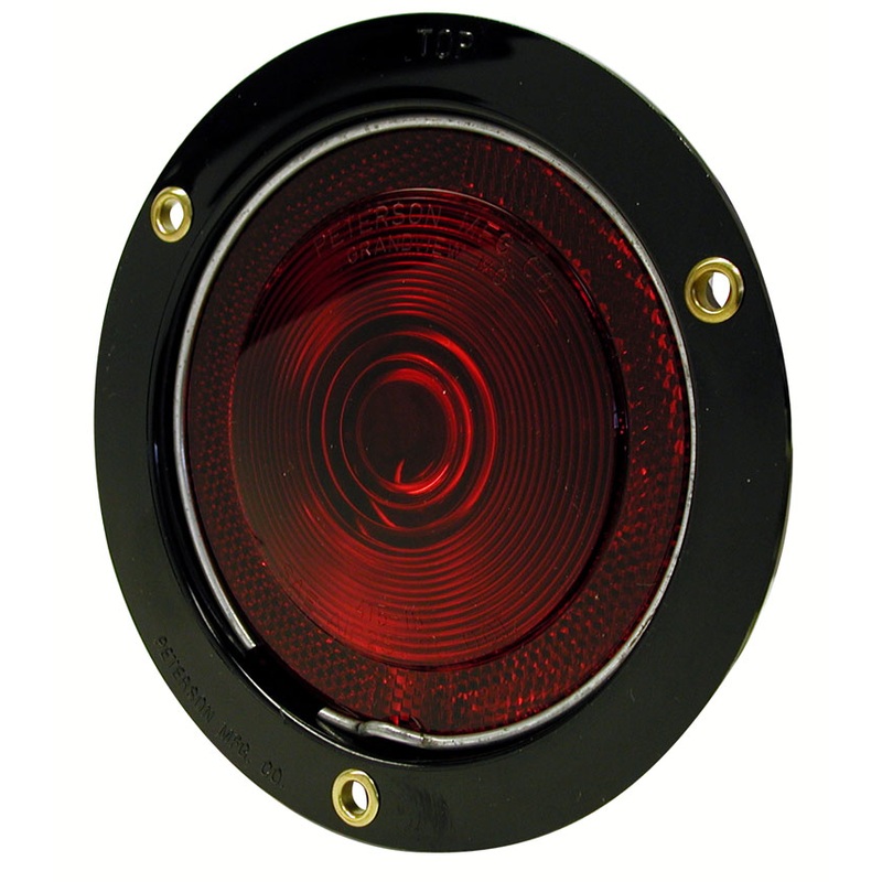 PM   M413-3   Red w-Reflector   Flush-Mount Stop, Turn & Tail Light