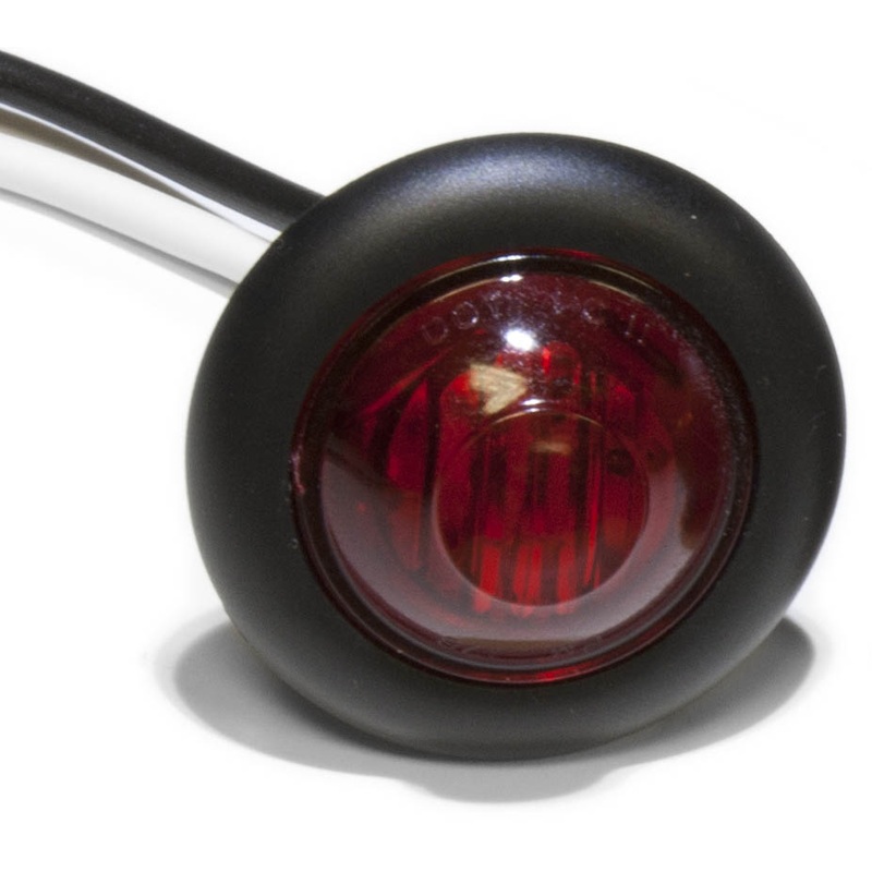 PM   V181R-BT2   Red w-.180 bullets   3-4″ Clearance & Side Marker Lights 7 piece Vis-Pack Carton 6 Piece Carton (Vis-Pack)