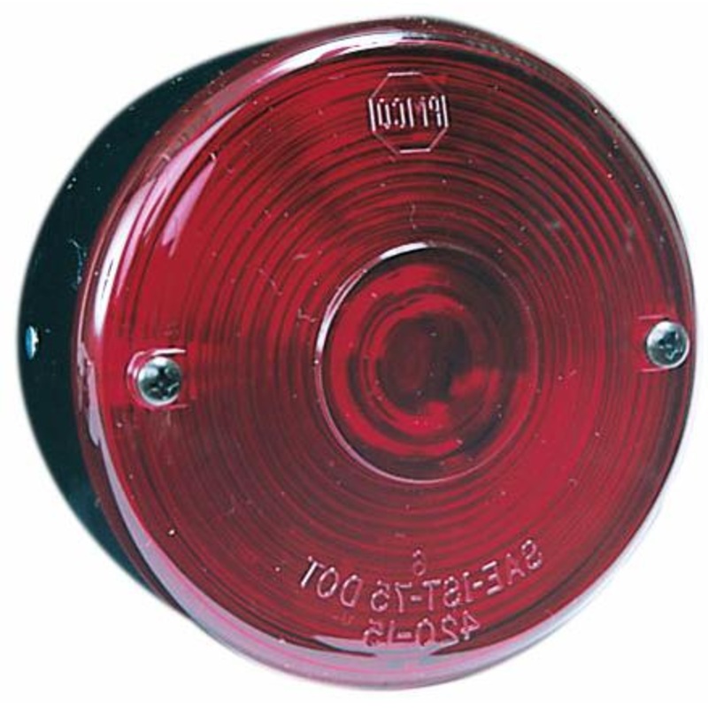 PM   M428   w-License Light    Universal Stud-Mount Stop, Turn, & Tail Light