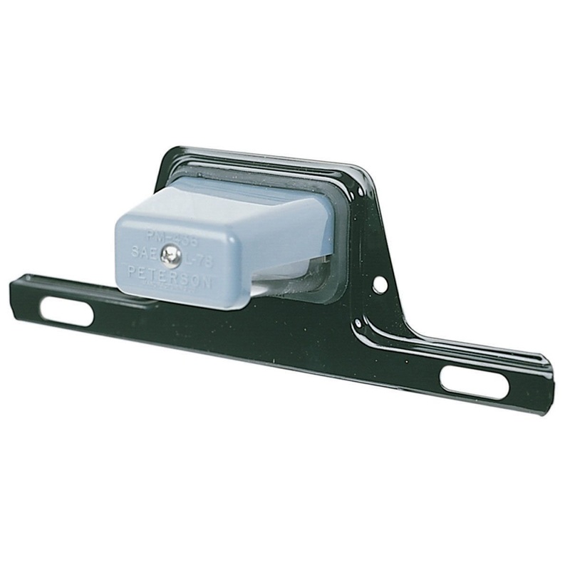 PM   M436B   Clear With Steel Bracket   License Plate Light