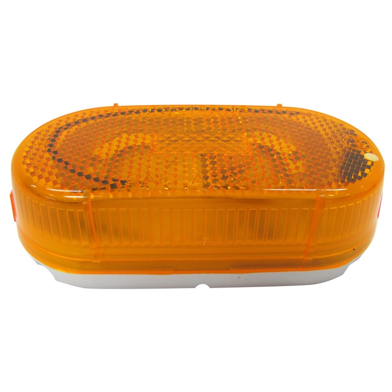 PM V108WA Amber Clearance-Side Marker Light w-Reflex (3 Pcs)