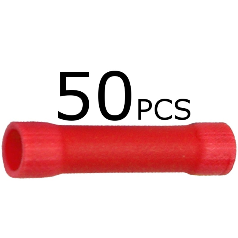 PM   V1700PT   Vinyl Butt Connector Qty 50   Vinyl Butt Connector