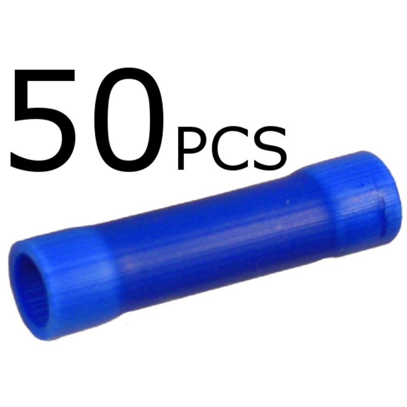 PM  V1800PT   Vinyl Butt Connector Qty 50   Vinyl Butt Connector