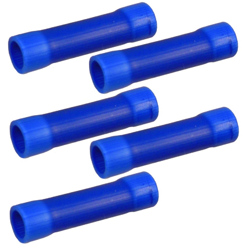 PM   V1800QT   Vinyl Butt Connector Qty 5   Vinyl Butt Connector