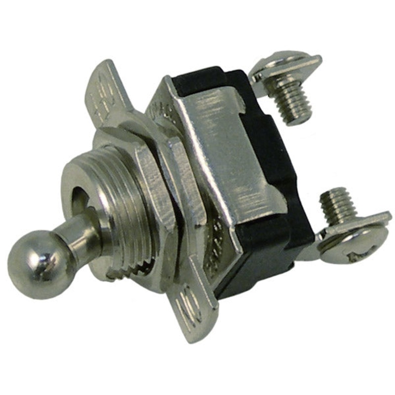 PM V5511PT   Metal Ball Handle Toggle SPST Switch