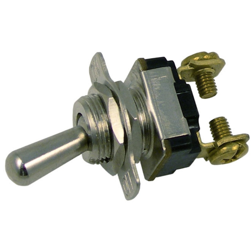 PM V5576PT   On-Off     Metal Bat Handle Toggle SPST Switch