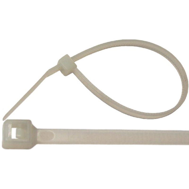 PM V7067PT   White 11″ Nylon Tie Wrap 50lb TS