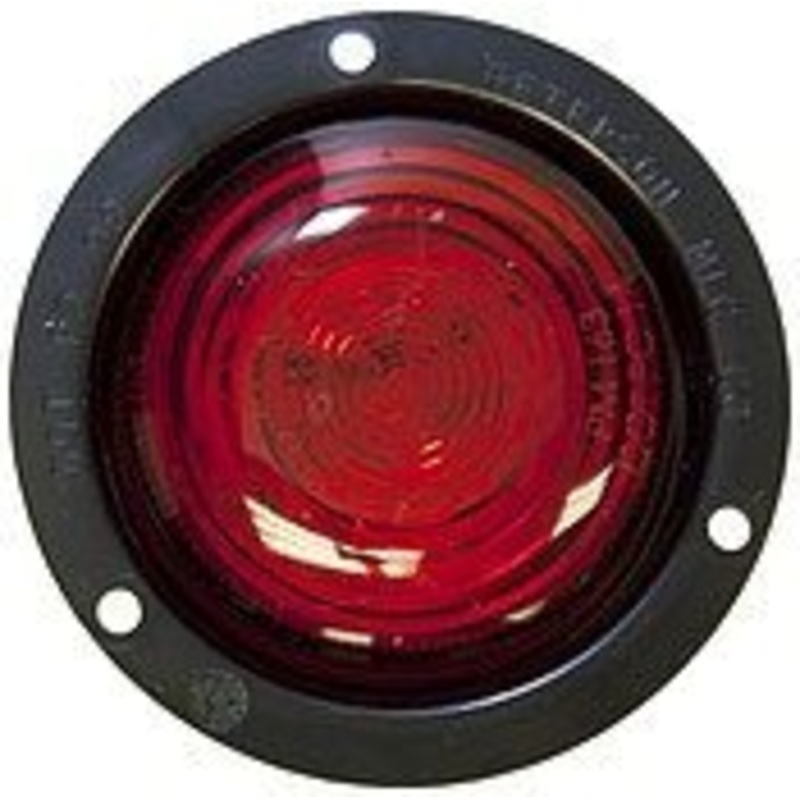 LumenX M197FR 2-1-2″ Red LED Clearance- Side Marker, Flange