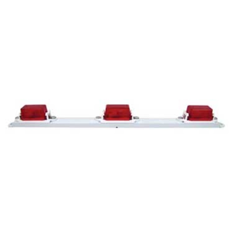 PM 107-3R Red Mini Light Bar Single