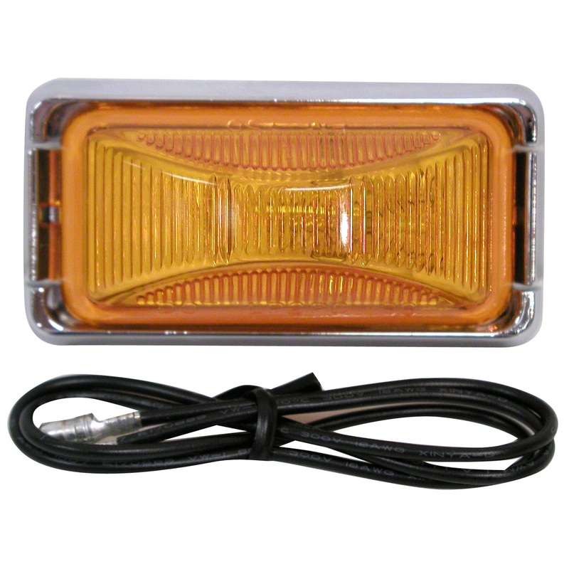 PM V150KA Amber Kit Clearance & Side Marker Light (6 Pcs)