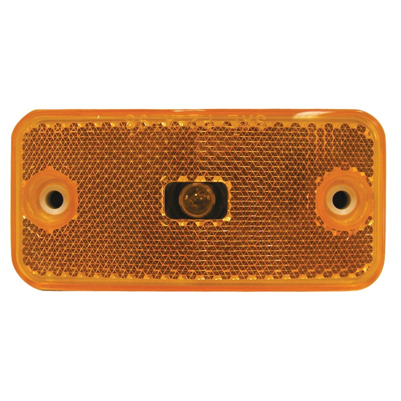 PM V2548A Amber Clearance- Marker Light With Reflex (10 Pcs)
