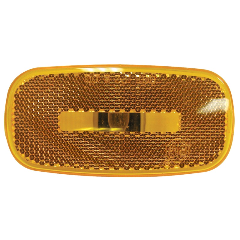 PM V2549A Amber Clearance- Marker Light With Reflex (10 Pcs)