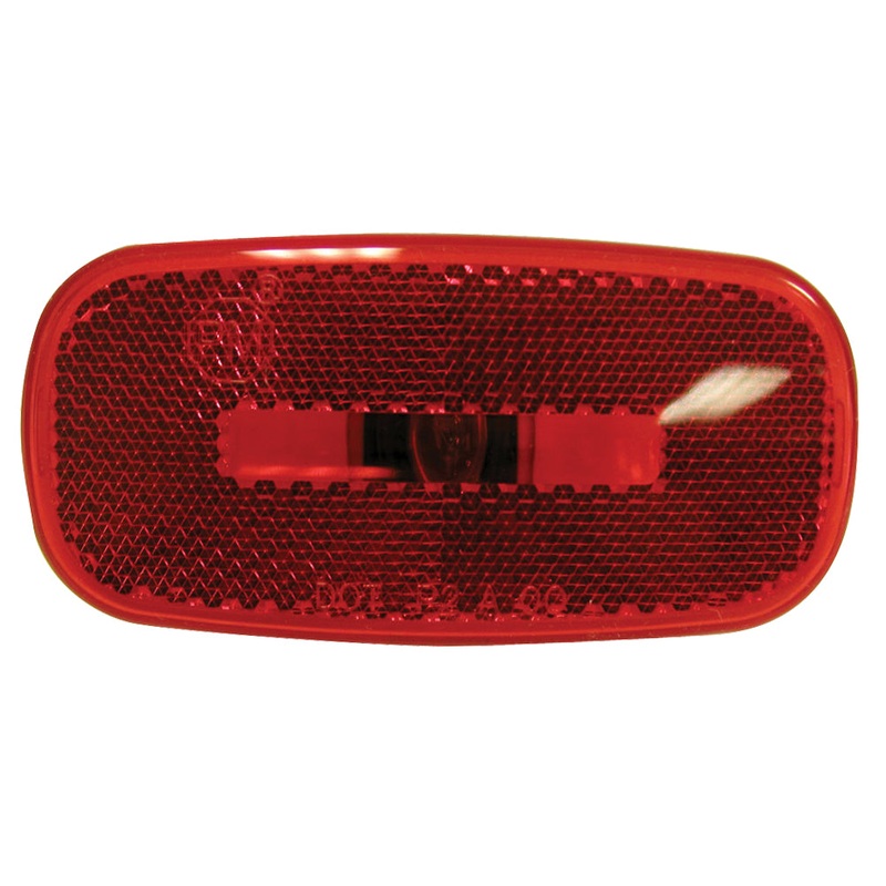 PM V2549R Red Clearance- Marker Light With Reflex (10 Pcs)