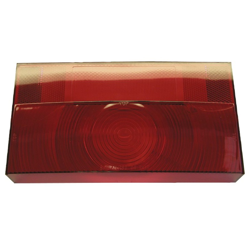 PM V25911-25 Replacement Lens RV Stop, turn & Tail Light w-Reflex Replacement Lens (10 Pcs)