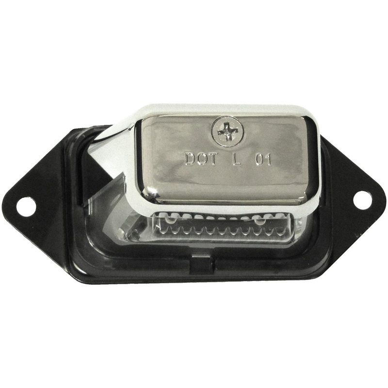 PM V296XC Chrome LED License Light (6 Pcs)