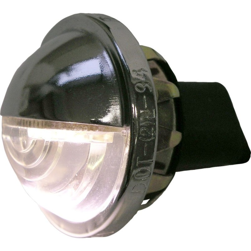 PM V298C Chrome Low-Draw Chrome LED License Light (6 Pcs)