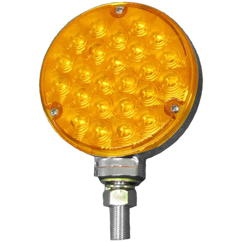 PM V339A Amber LED Single-Face Combo Park & Turn or S-T-T Light (6 Pcs)