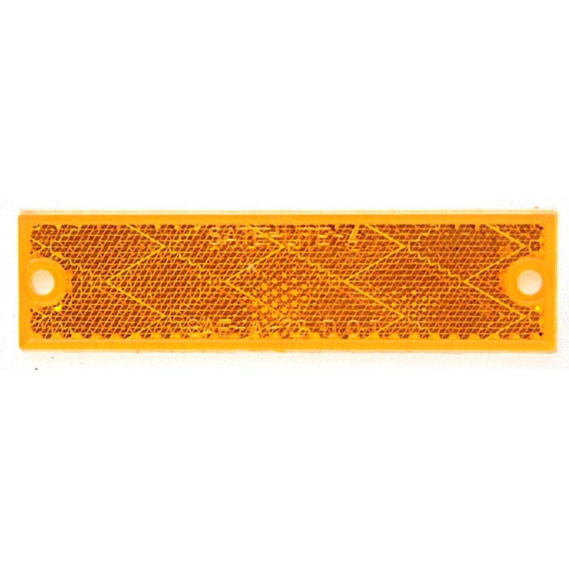 PM V487A Amber Compact Rectangular Reflector (12 Pcs)