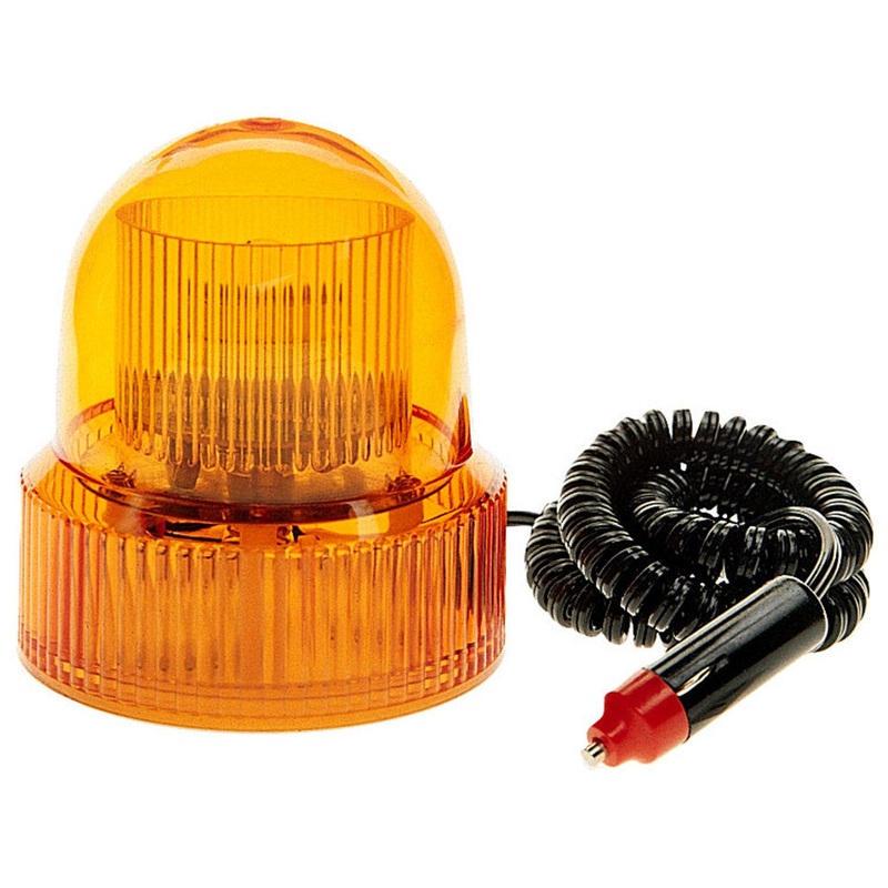 PM V772A Amber, Magnetic LED Flashing Beacon w-Magnetic Mount (4 Pcs)