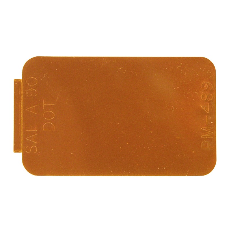Spitfire    489A   Amber   Rectangular Reflectors 6 Piece Poly-bag