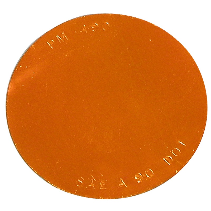 Spitfire    B490A   Amber   Round Reflector