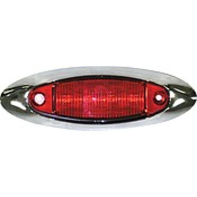 178XR-MV Piranha  LED  LED Clearance-Side Marker Light with Chrome Bezel
