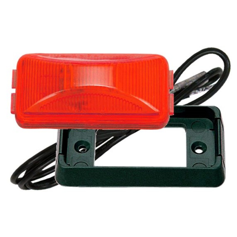 AMD – E150BKR Red Sealed Rectangular Clearance Light Kit