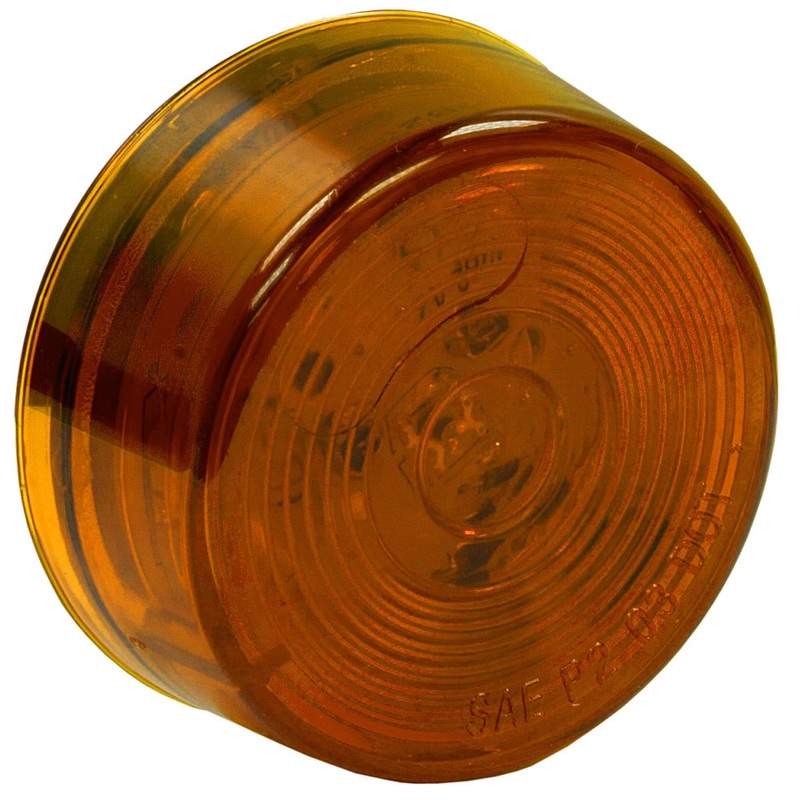 Buyers – 2″ Round Marker Light, 1 LED Amber, Bulk