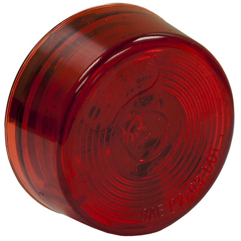 Buyers – 2″ Round Marker Light, 1 LED Red, Bulk