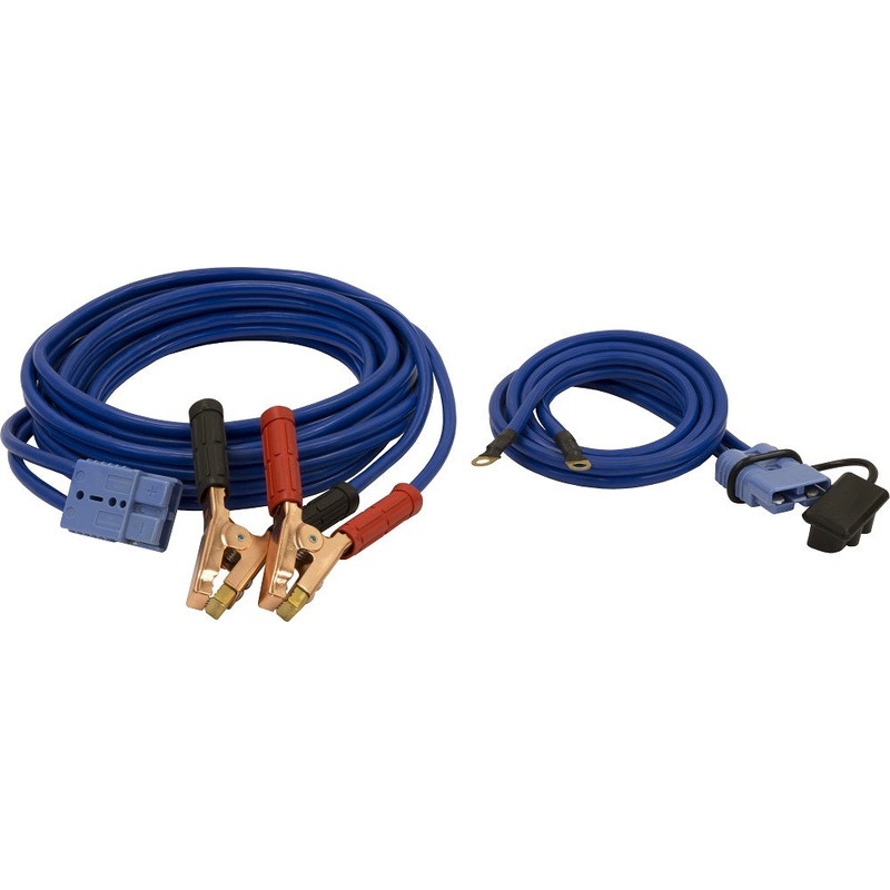 Buyers – 25 ft Booster Cables w-Blue Plug-In Connectors