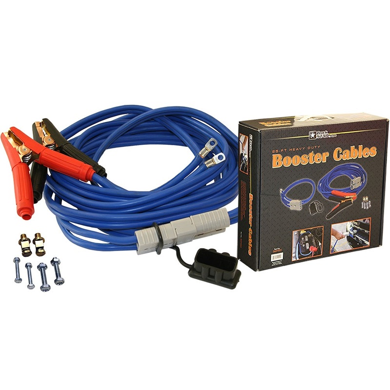 Buyers – 25 ft Booster Cables w-Grey Plug-In Connectors