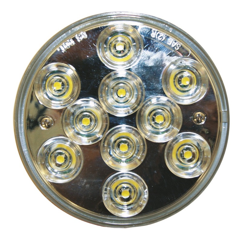 Buyers – 4″ Round Backup Light, 10 LED Clear