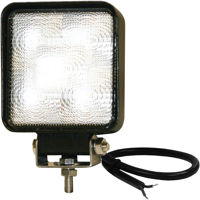 Buyers – 5 LED Clear Square Flood Light,  12-24 Volt
